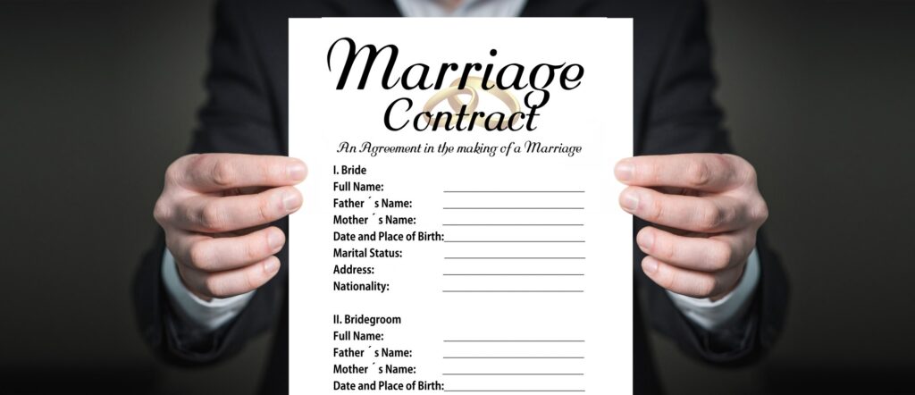 image of premarital agreement