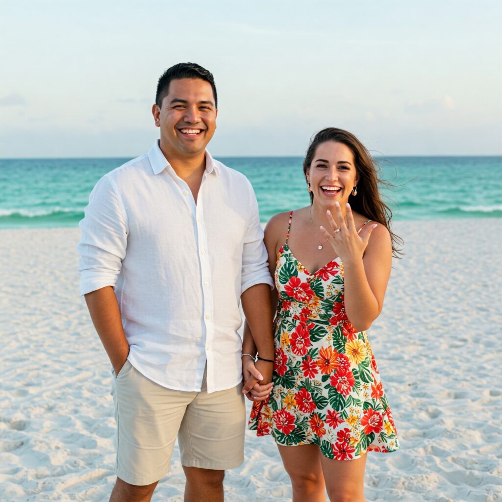 happy florida couple